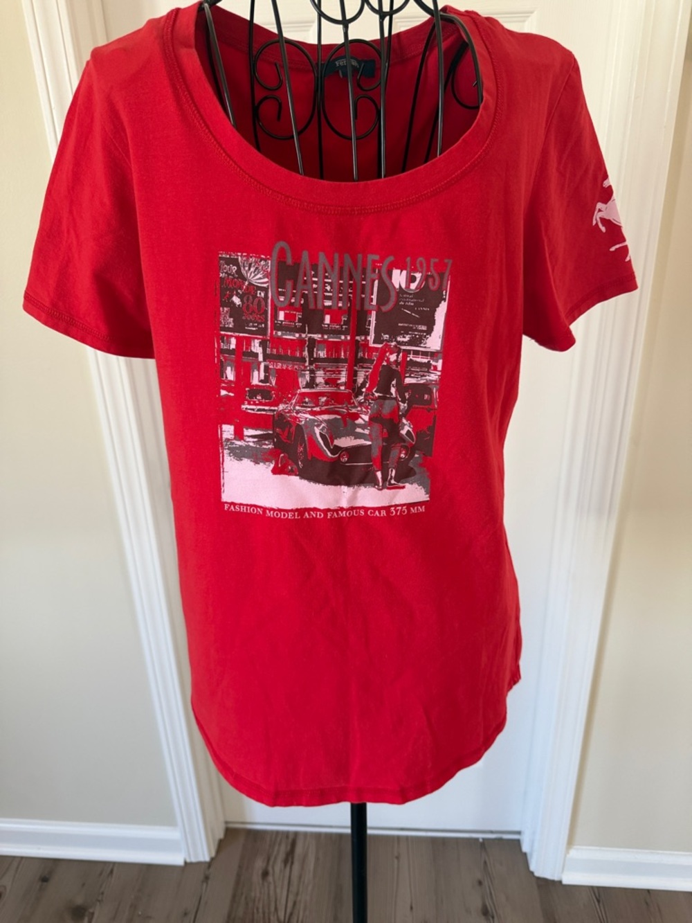 Ferrari Red Cannes Graphic Tee